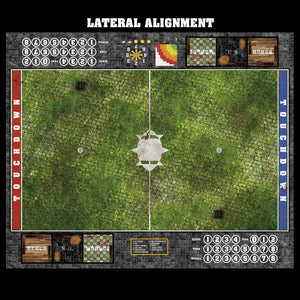 Mats by Mars:  Overgrown Cobbles Fantasy Football Play Mat / Pitch