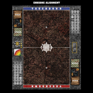 Mats by Mars:  Shattered Soil Fantasy Football Play Mat / Pitch