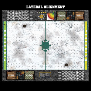 Mats by Mars:  Winter's Wrath Fantasy Football Play Mat / Pitch