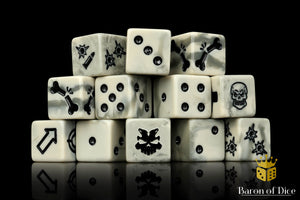 Ash Wasteland Dice - Skirmish Set