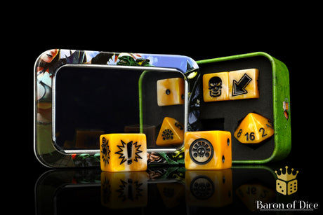 Go for Gold - Bloody Football Dice (Set of 7)