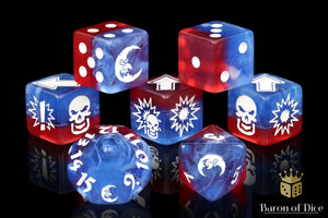 Revolution - Bloody Football Dice (Set of 7)