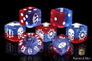 Revolution - Bloody Football Dice (Set of 7)