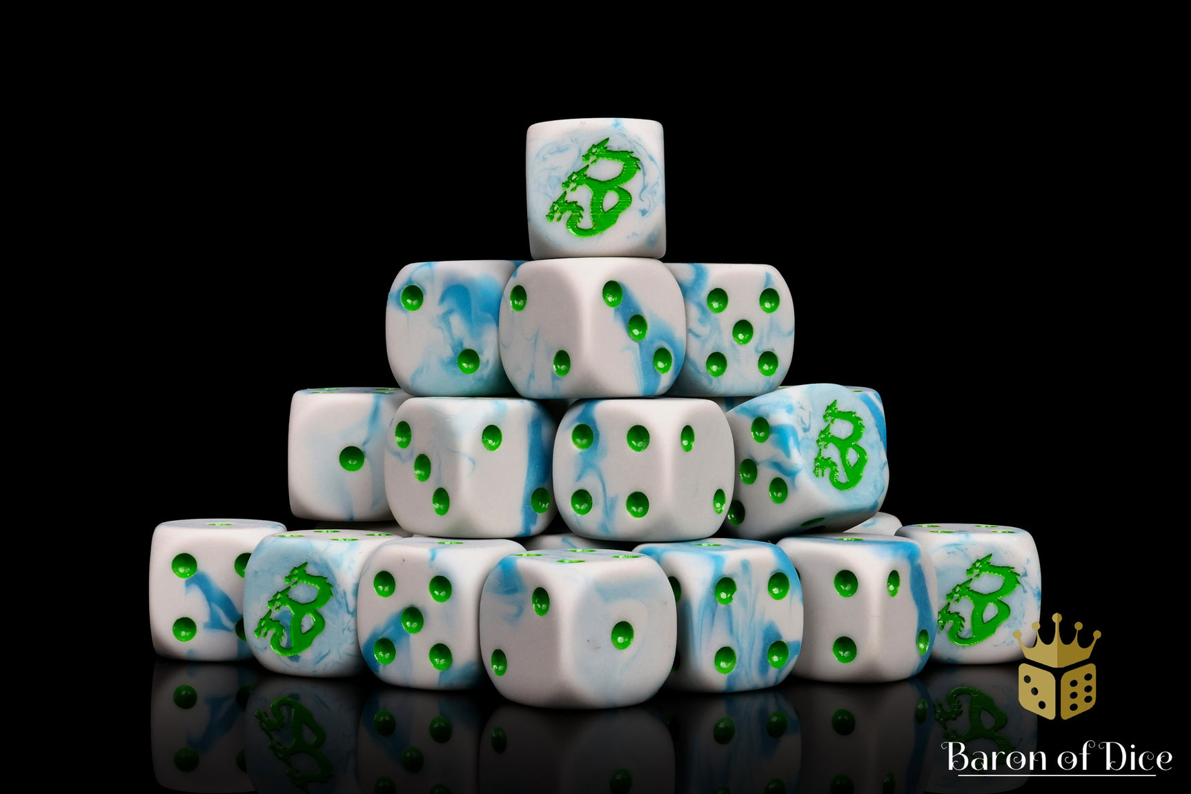 Hydra Dice - White Shadow