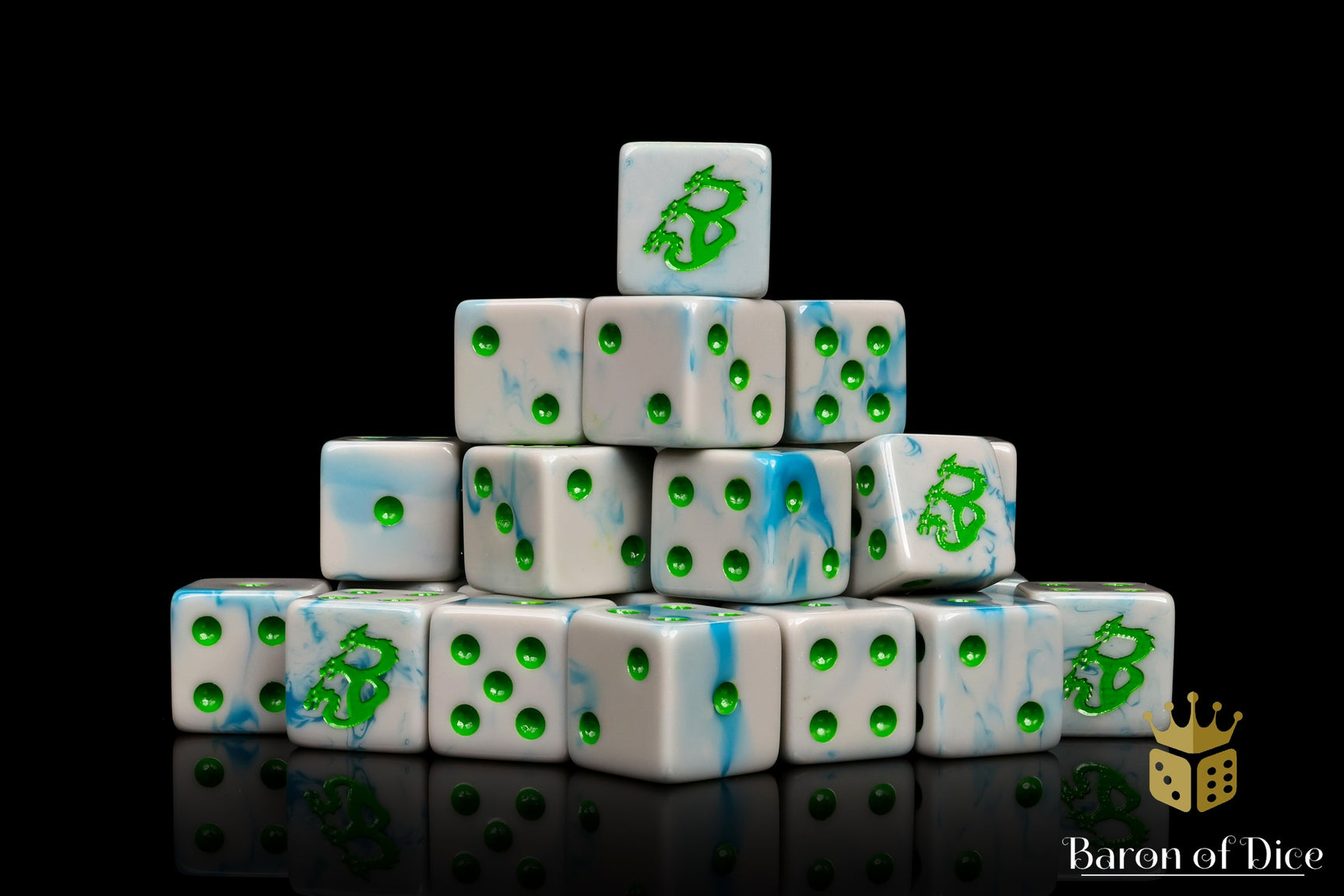Hydra Dice - White Shadow