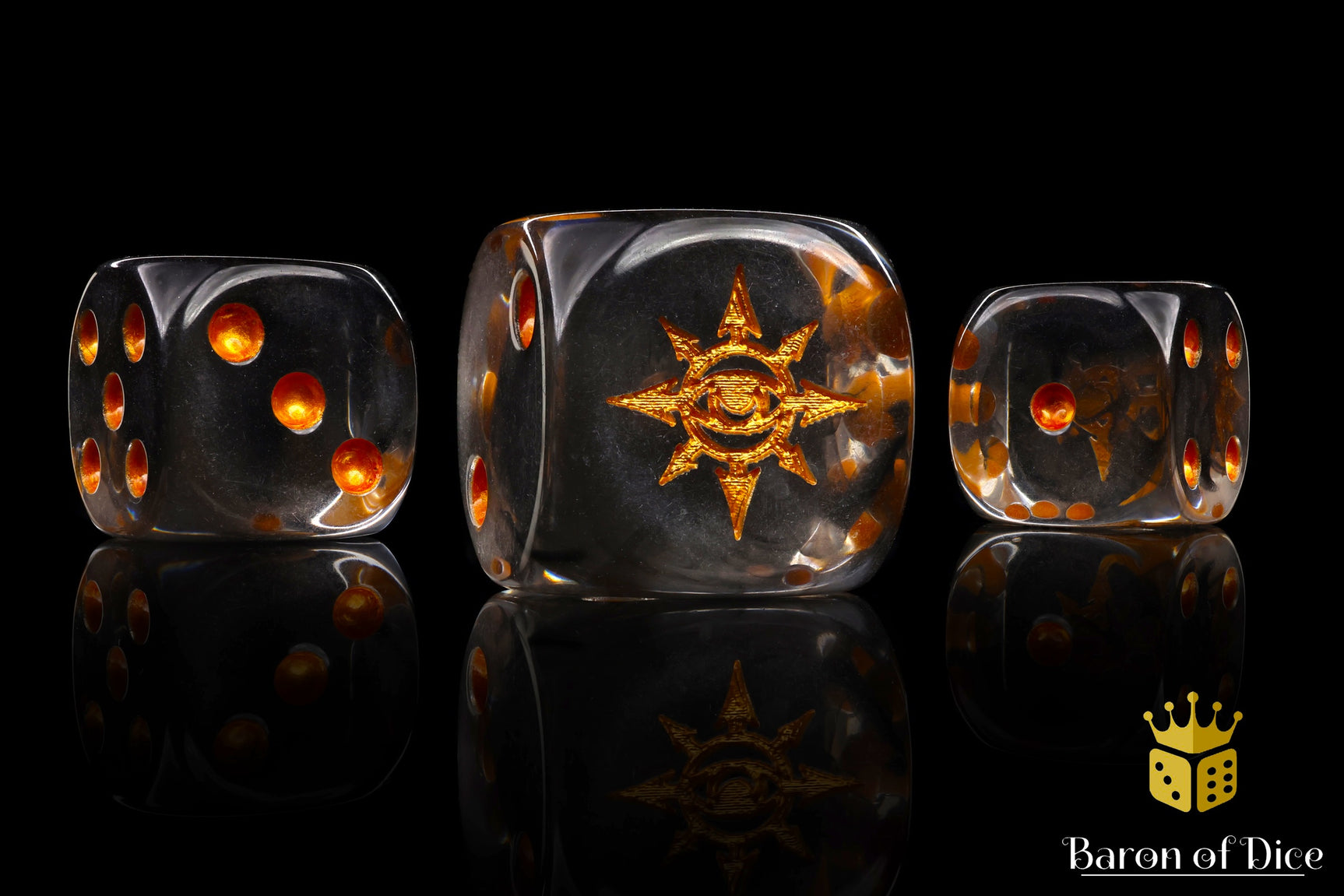 Chaos Demon Dice - Translucent