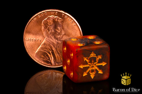 Tainted Knight Dice - Red