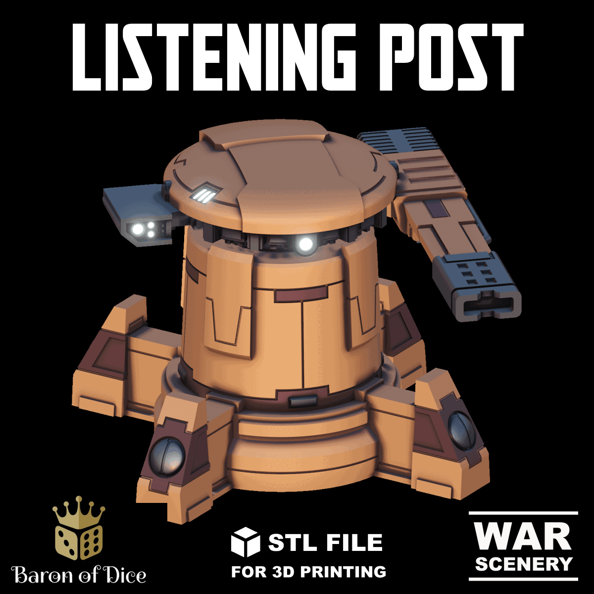 Cadre Listening Post (STL File)