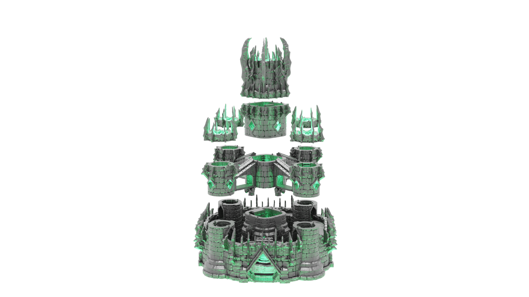 Kingdom of Azragor Dark Citadel (STL File)