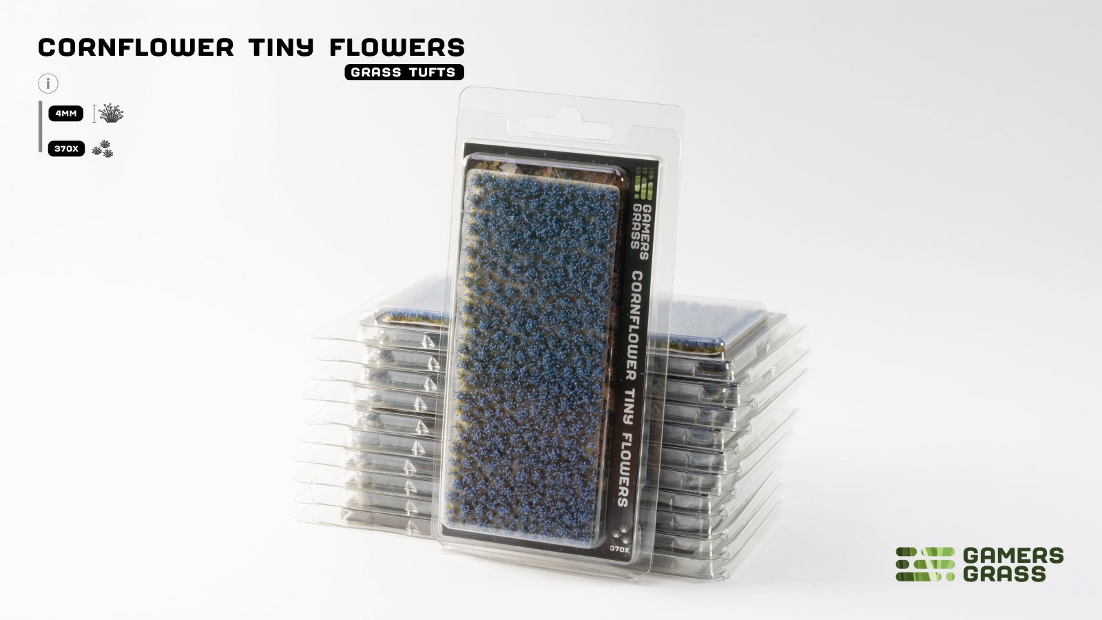 Gamers Grass - Tiny Flower Tuft Set - Cornflower