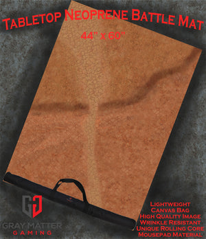 Cracked Earth - Neoprene Battle Mat - Warhammer, AoS, 40K, Kill Team, MCP, Shatterpoint, Legion, More