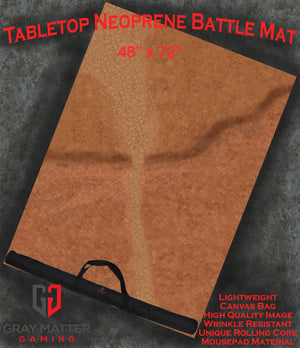 Cracked Earth - Neoprene Battle Mat - Warhammer, AoS, 40K, Kill Team, MCP, Shatterpoint, Legion, More