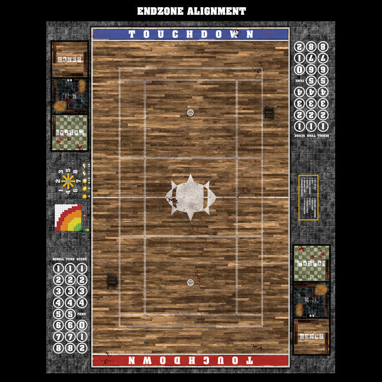 Mats by Mars:  Tavern Fantasy Football Play Mat / Pitch