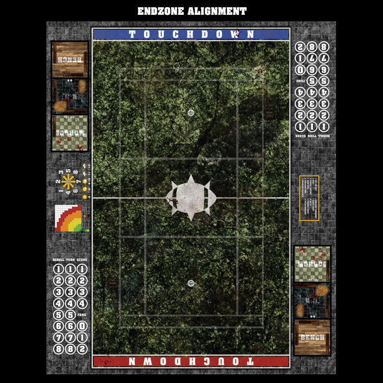 Mats by Mars:  Creeping Mold Fantasy Football Play Mat / Pitch