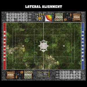 Mats by Mars:  Forgotten Temple Fantasy Football Play Mat / Pitch