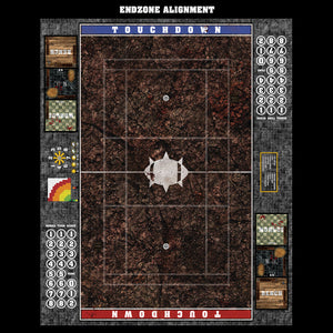 Mats by Mars:  Shattered Soil Fantasy Football Play Mat / Pitch