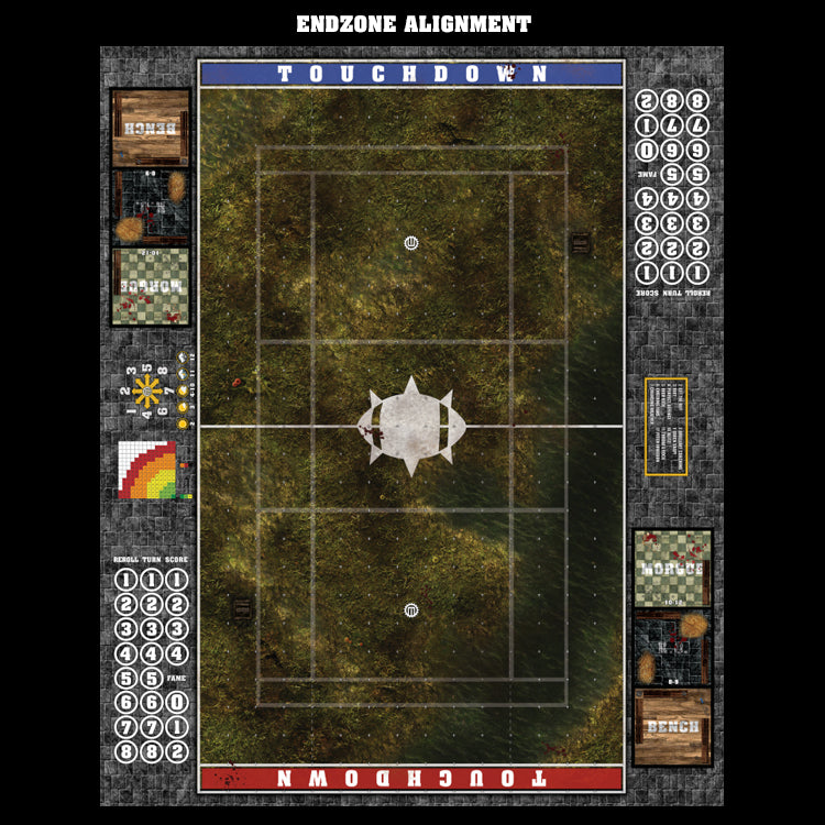 Mats by Mars:  Swamplands Fantasy Football Play Mat / Pitch