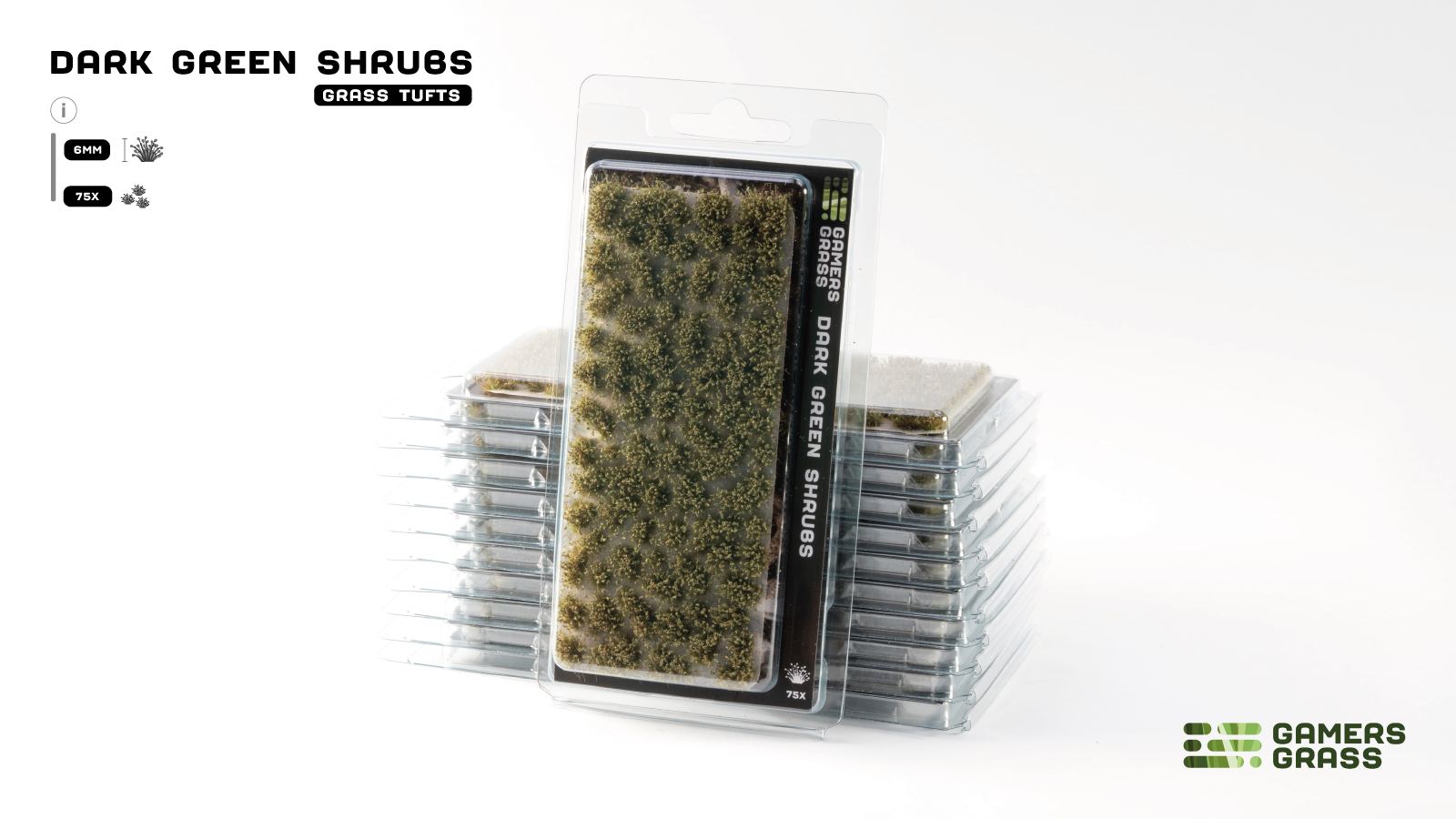 Gamers Grass - Shrub Set - Dark Green
