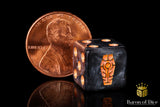 Day of the Dead Dice - Orange Coffin
