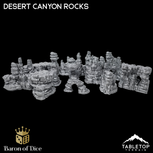 Desert Canyon Rocks - Scatter Terrain