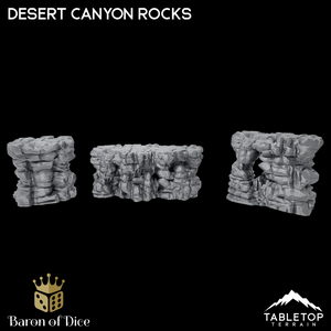 Desert Canyon Rocks - Scatter Terrain