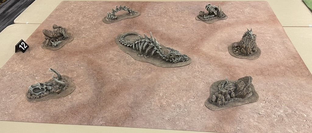 Desert Paths - Neoprene Battle Mat - Warhammer, AoS, 40K, Kill Team, MCP, Shatterpoint, Legion, More