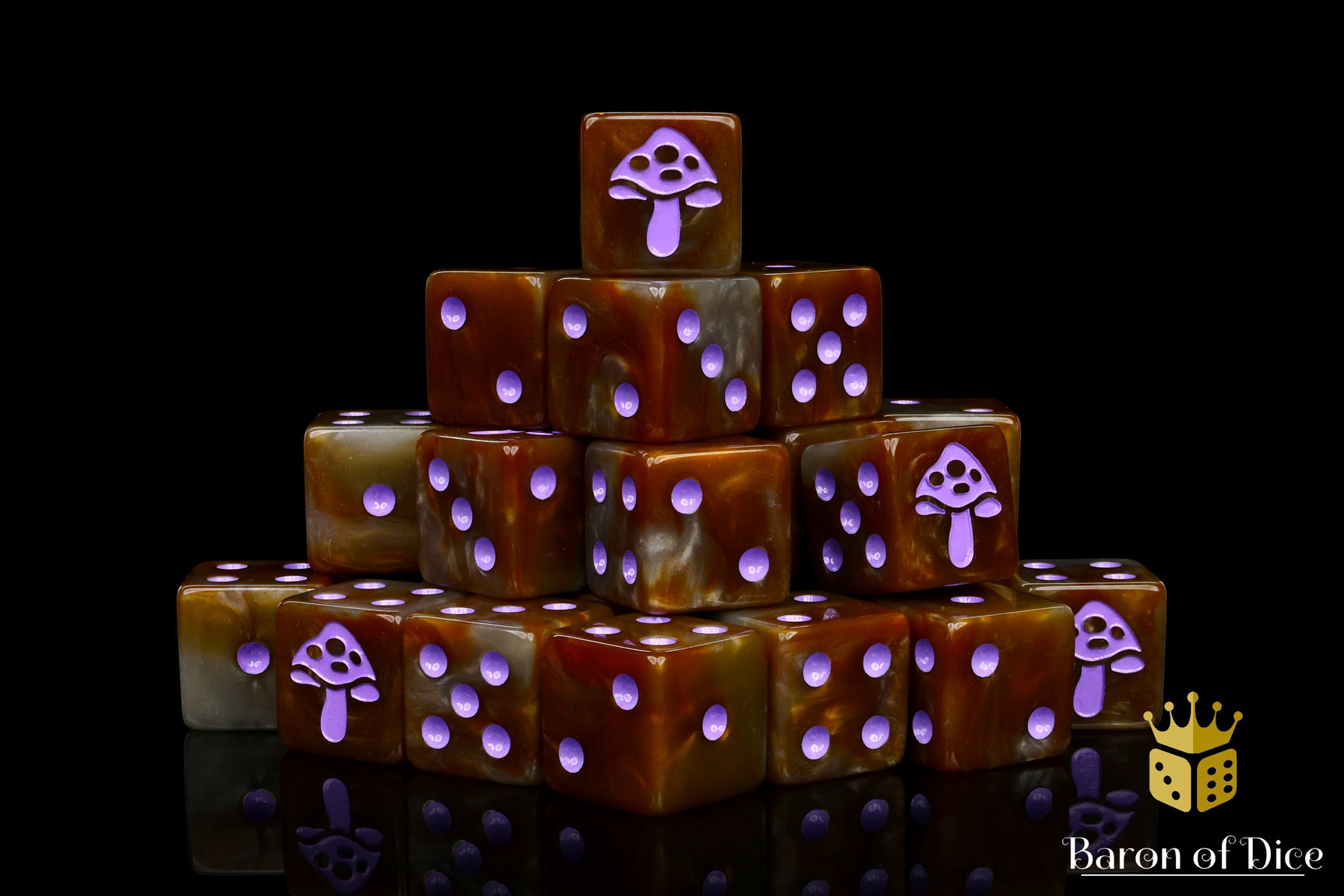 Shroom Dice - Purple