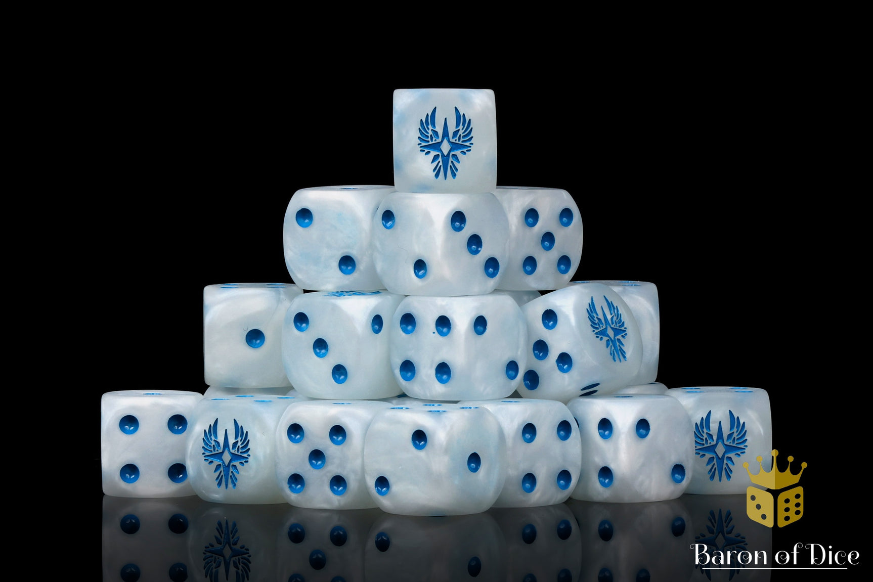 Magical Elves Dice - Ancient White