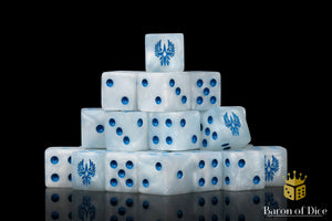 Magical Elves Dice - Ancient White