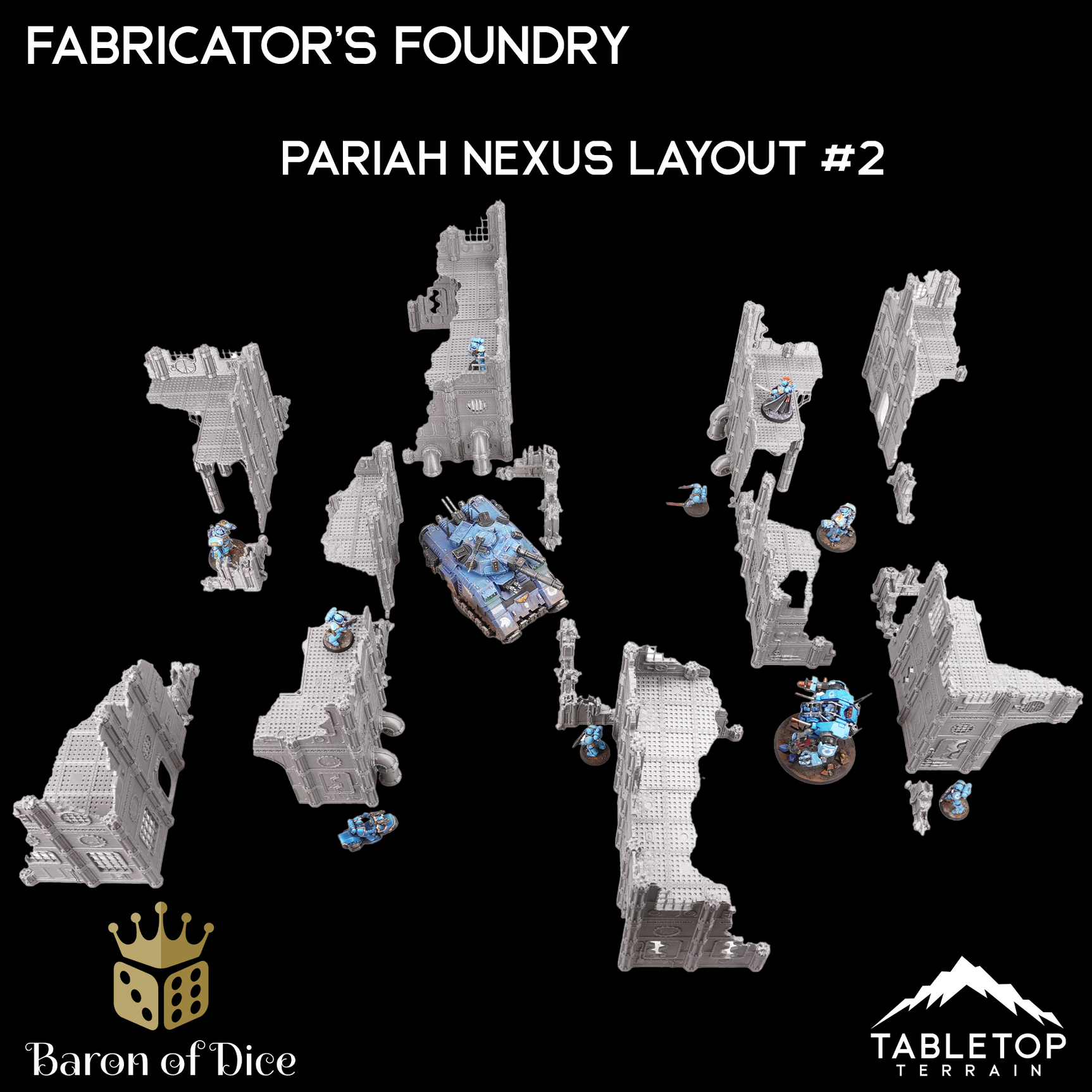 Fabricator's Foundry - Pariah Nexus Compatible 10e Table Set