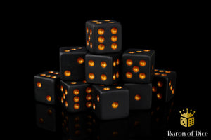 Matte Black Universal Dice