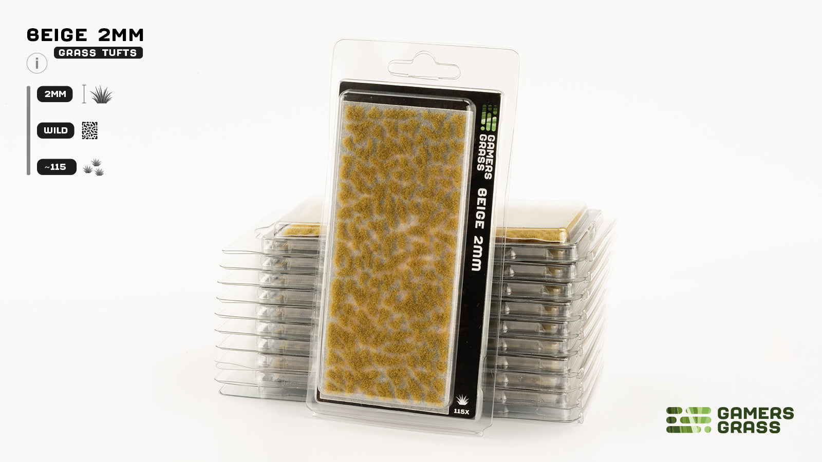 Gamers Grass - Grass Tuft - Beige (2mm)