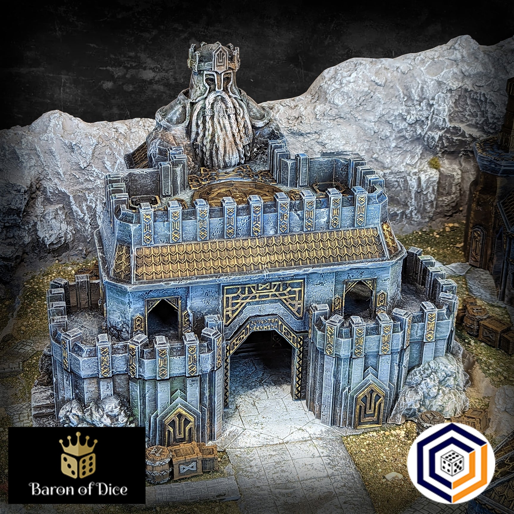 Kingdom of Durak Deep Dwarven Great Hall (STL File)