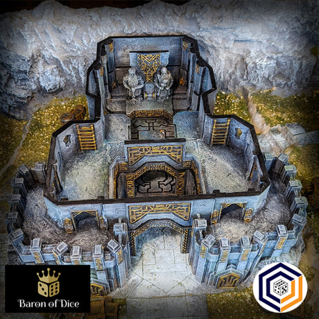 Kingdom of Durak Deep Dwarven Great Hall (STL File)