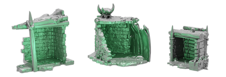 Kingdom of Azragor Orcish Hovels (STL File)