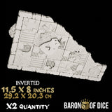 Orc Scrapyard Template Set | 11e Terrain Template Set | Shipping Excluded