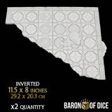 Stonevault Template Set | 11e Terrain Template Set | Shipping Excluded