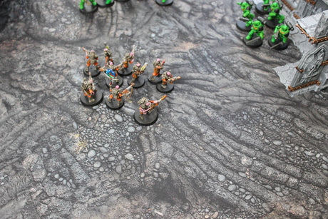 Lava Flow | Neoprene Battle Mat with Bag | Baron of Dice