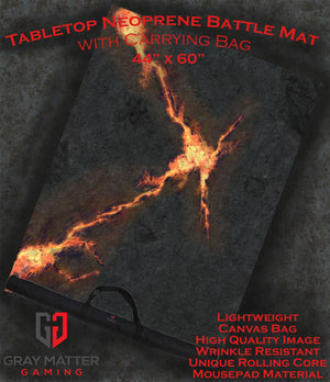 Infernal Steppes - Neoprene Battle Mat - Warhammer, AoS, 40K, Kill Team, MCP, Shatterpoint, Legion, More