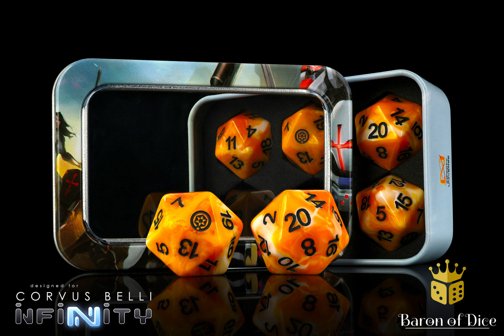 Infinity: Invincible Army - Official Dice Set