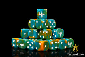 Kings of War: Trident Realm - Official Dice Set