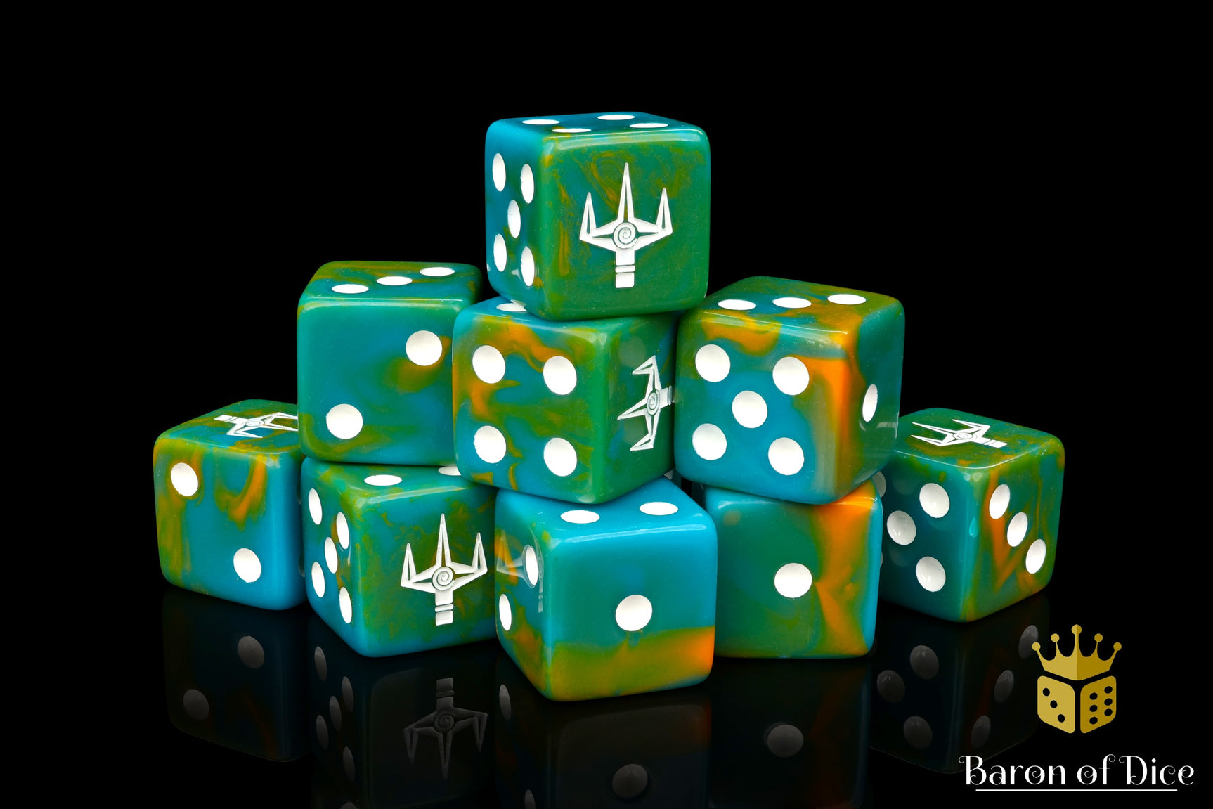 Kings of War: Trident Realm - Official Dice Set