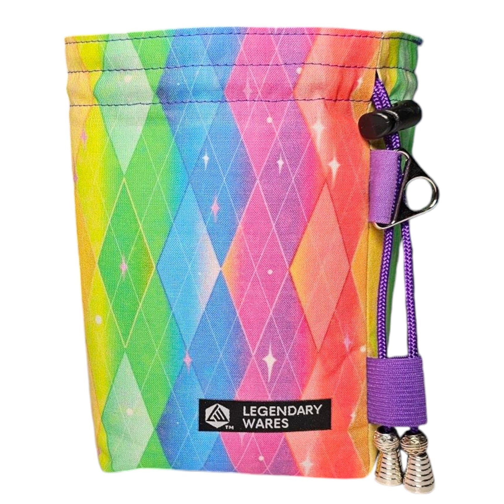 Argyle Rainbow Dice Bags