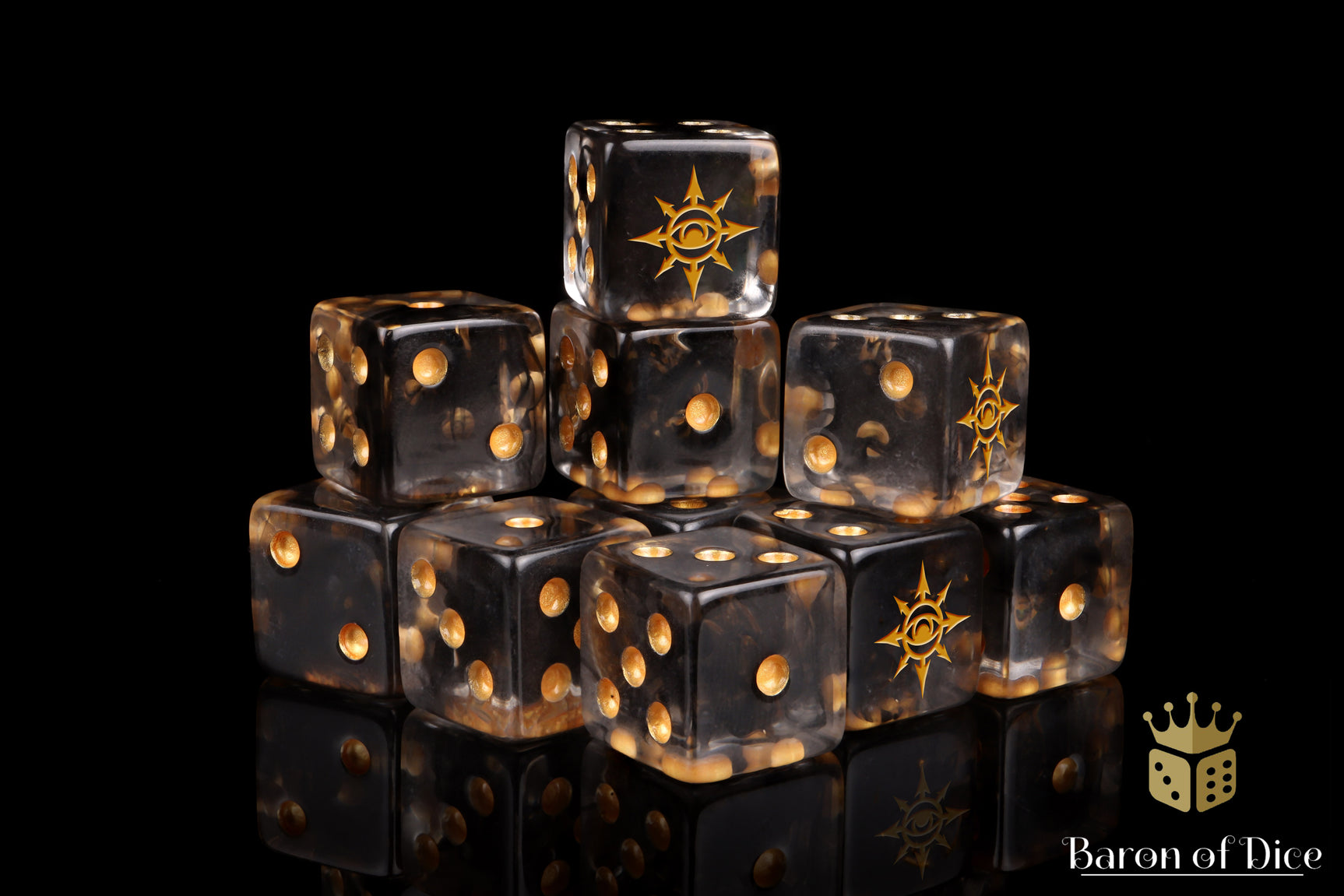 Chaos Demon Dice - Translucent