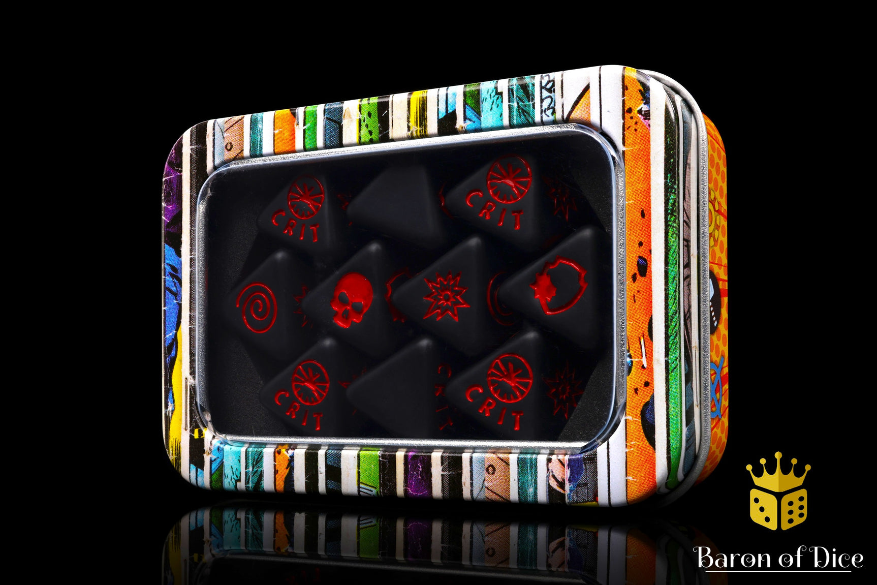 Black Night Dice - D8 Set