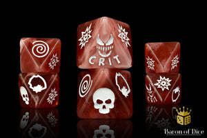 Bloody Symbiote Dice - D8 Set