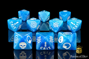 Generic Blue D8 Dice Set