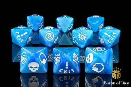 Generic Blue D8 Dice Set