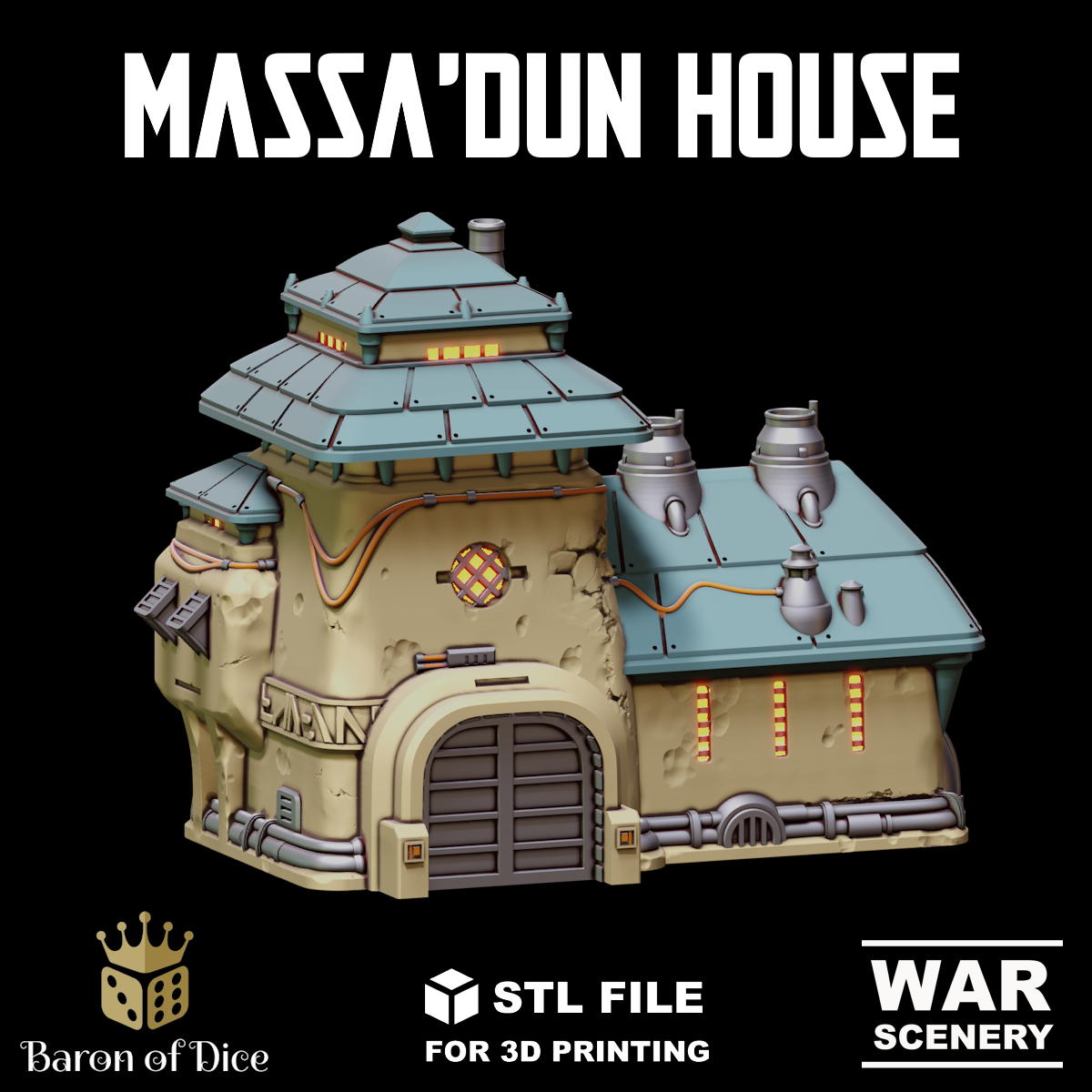 Massadun House (STL File)