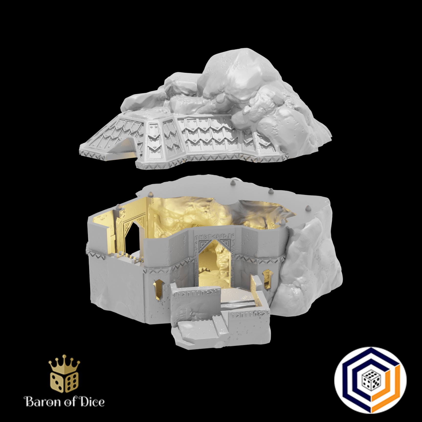 Kingdom of Durak Deep Dwarven Mineshaft (STL File)